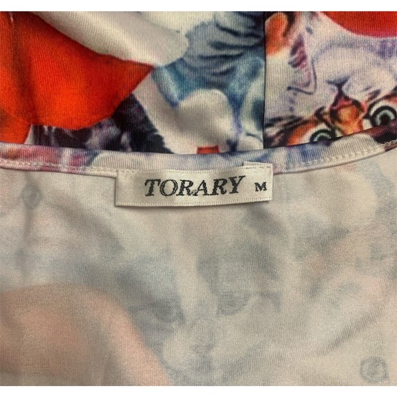 Torary Ugly Faux sweater Christmas Dress Fit And Flare Cats In Hats Sz M - Picture 13 of 13